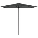 vidaXL Hageparasol 270 x 270 cm Polyester Rektangulær Antrasitt