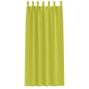 Gardiner med gardiner 2 pcs Grønt eple Polyester