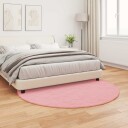  Kunstpels Kanin Teppe Olite Rosa Ø 200 cm Polyester