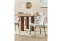 Matsalsstol Beliani Ada set om 2 Light grey -