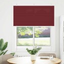  Plisségardin Bordeaux Rød 115x100 cm Stoffbredde 114,4