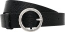 Lee Jeans Circle Buckle Belt   Black   75 x 00