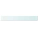 vidaXL Hyllepanel klart glass 110x15 cm