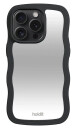 Holdit iPhone 15 Pro Wavy Deksel - Black / Mirror