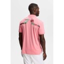 J. Lindeberg Kv Print Polo Pink M
