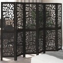  Romdeler 6 paneler svart heltre keisertre 8721012074576