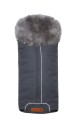 Nordlys Saga Lammeskinnspose Grey