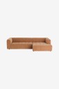 Ellos Home   Sofa Corvetta 4 seter med sjeselong   Brun