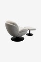 KARE Design   Svingbar lenestol + krakk Standford   Natur