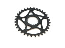 absoluteBLACK Boost Singlespeed rund 32T klinge direkte montering svart 3 mm offsett