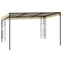 vidaXL Veggmontert paviljong 4x3x2,5 m kremhvit