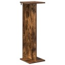 vidaXL Planteholder Røkt Eik 25 x 25,5 x 80,5 cm Konstruert tre