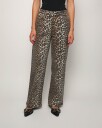 Ganni Print Denim Izey Leopard