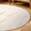 Ovalt ryeteppe   Aranga Super Soft Fur beige Størrelse: 200 x 290 cm