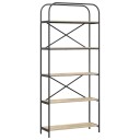  Bokhylle Sonoma eik 80 x 30 x 183 cm Konstruert tre