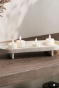 DeluxeHomeart LED telys 4x4 5 cm 2 stk Hvit