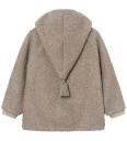 Mini A ture Grey Brown Matliff Teddyfleece Jacket. GRS 9 mdr/74 cm