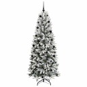  Kunstig juletre Hvit 78 x 78 x 210 cm PVC plast stål og PE