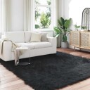  Faux Skinnmatte Tafalla Svart 200 x 200 cm Polyester