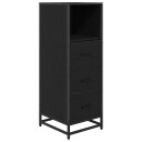 Baderomsskap Svart eik 35 x 37.5 x 100 cm Konstruert tre