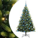  Kunstig hengende juletre med 300 LED lamper grønn 180 cm