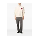 Ami Paris Herre Strikkevarer Beige 2XL,