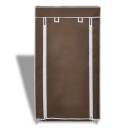 vidaXL Stoff Skoskap 58 x 28 x 106 cm Brun