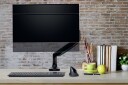 Kensington Justerbar Skjermarm med Kabelskjuler for Skjermer 13"-34" - Svart