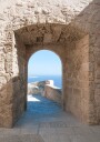 Medieval Castle Sea View Plakat Plakat / 70x100cm