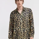 Roberto Cavalli Herre Skjorter Brun M,