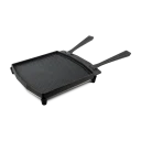 Ooni  Grizzler tosidig grillplate 32 cm støpejern