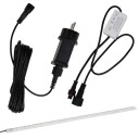 vidaXL Vannfall med RGB LED rustfritt stål 30 cm