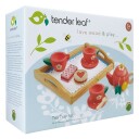Tender Leaf Tea Tray Set Strawberry TL8233