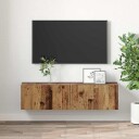  TV skap 2 pcs Flerfarget 60 x 30 x 30 cm Konstruert tre