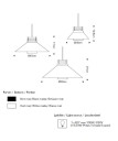Cph Lighting Basic 260N Taklampe Sort Matt