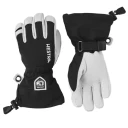 Hestra Army Leather Heli Ski, skihanske junior 3 Svart
