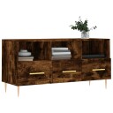 vidaXL TV-benk røkt eik 102x36x50 cm konstruert tre 8720845944506