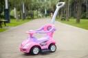 Bil gåbill 3i1 Deluxe horn Rosa