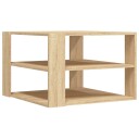 vidaXL Salongbord sonoma eik 59,5x59,5x40 cm konstruert tre