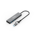 Microconnect 2x USB-C 3.2 Gen 2 + 2x USB 3.2 Gen 2 Hub Stasjonær