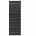  Vindu Persienne med gardiner Svart Aluminium