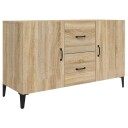 vidaXL Skjenk sonoma eik 100x36x60 cm konstruert tre