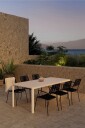 Venture Home   Giardini Spisebord med Lindos stol   Svart