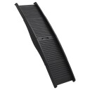 Vidaxl Sammenleggbar Hunderampe Svart 153X40X12.5 cm Plast