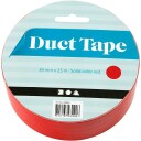 Lerretsteip Creativ Company 25 m/1 Rl Rød, Bredde: 38 mm