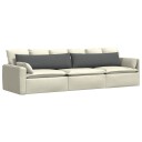  Sofaputer 2 pcs Mørkegrå 145 x 40 cm stoff