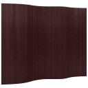 vidaXL Romdeler bambus mørk brun 250x165 cm