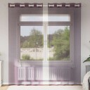  Voilegardiner med grommets 2 stk lilla 140x245 cm 8721158551207