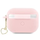 Guess-Etui Til Apple Airpods Pro 2 Guap2lschsp Rosa/Pink Silikon (Charm Heart Collection)