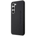 Mercedes AMG Hard Mobildeksel S23 S911 med Carbon Stripe og Preget Design - Svart